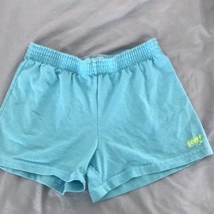 light blue soffe shorts